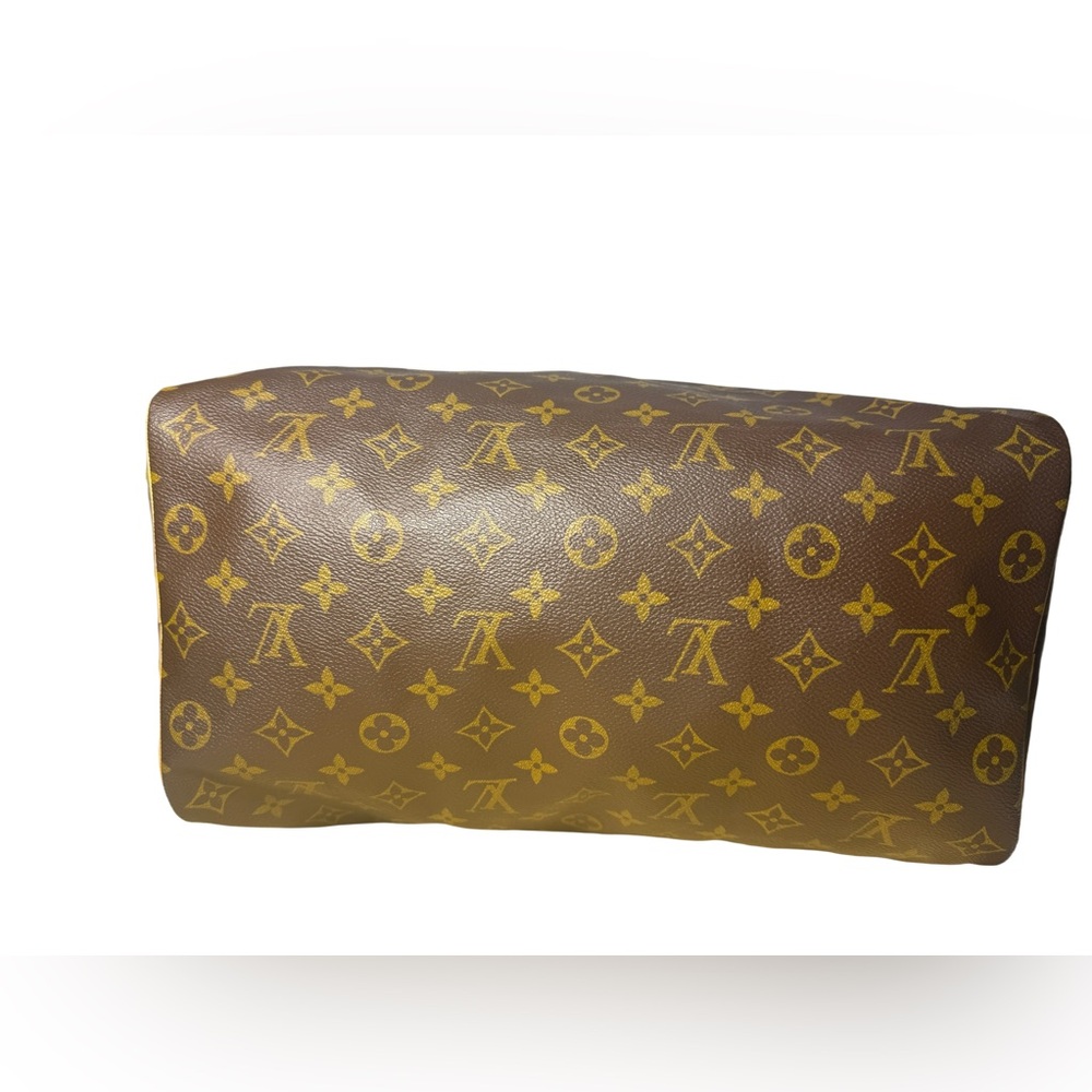 Louis Vuitton Top Handle Bag with Brass Padlock Keys And Dust Bag - Picture 5 of 12